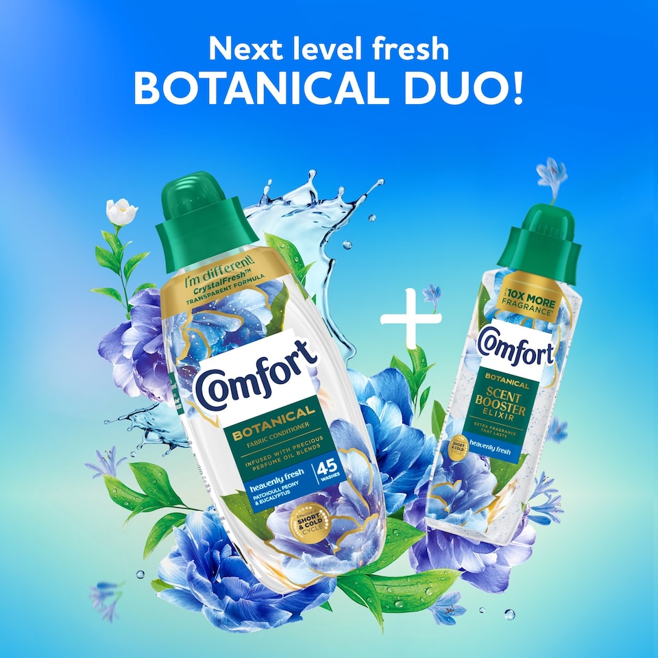 image 1 of Comfort Botanical Heavenly Fresh Fabric Conditioner 45 Washes 675ml