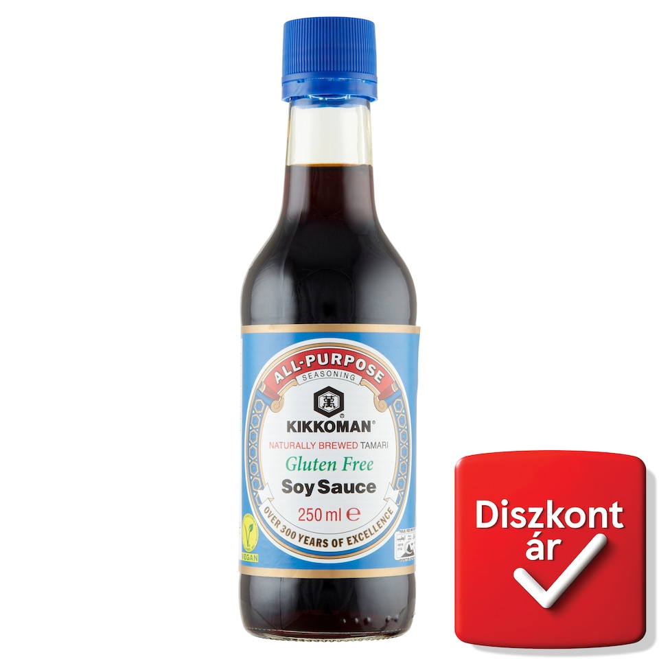 Kikkoman gluténmentes természetesen érlelt szójaszósz 250 ml
