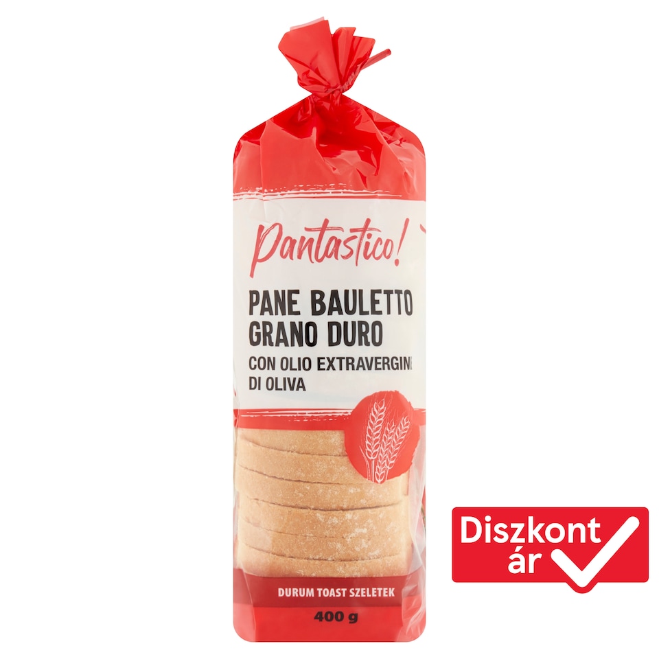 Pantastico! durum toast szeletek extra szűz olívaolajjal 400 g