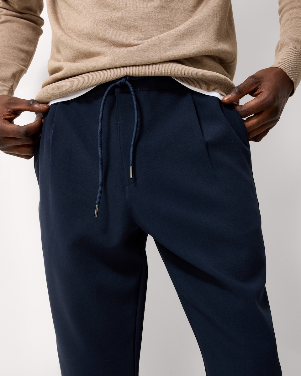 image 1 of F&F Straight Leg Chino Trousers in Navy