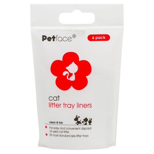 Petface Cat Litter Tray Liners 6Pack Tesco Groceries