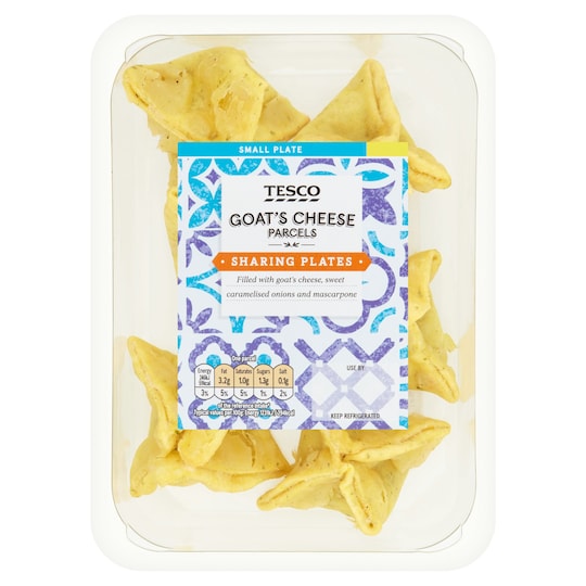 Tesco Goat's Cheese Parcels 132G