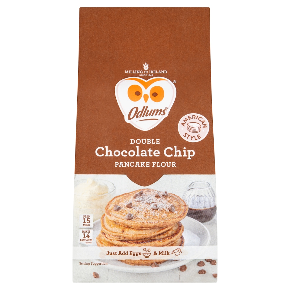 Odlums Chocolate Chip Pancake Flour Mix 500g