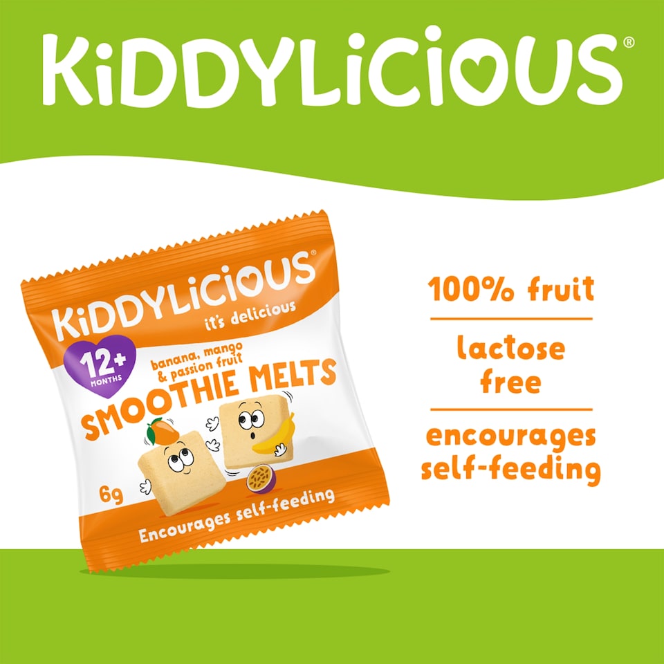 image 1 of Kiddylicious Smoothie Melts Mango 6G
