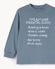 image 5 of F&F Boys Pure Cotton Slogan Long Sleeved Top in Blue