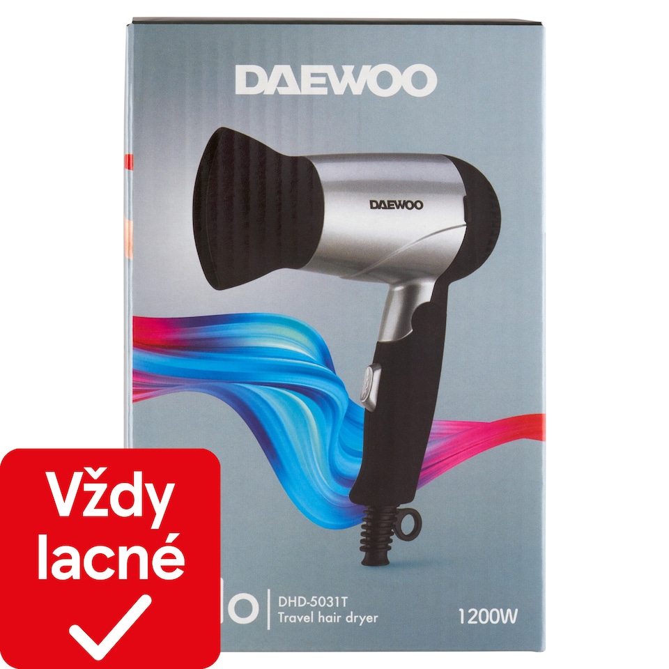 Daewoo Wilo DHD-5031T 1200W Travel Hair Dryer