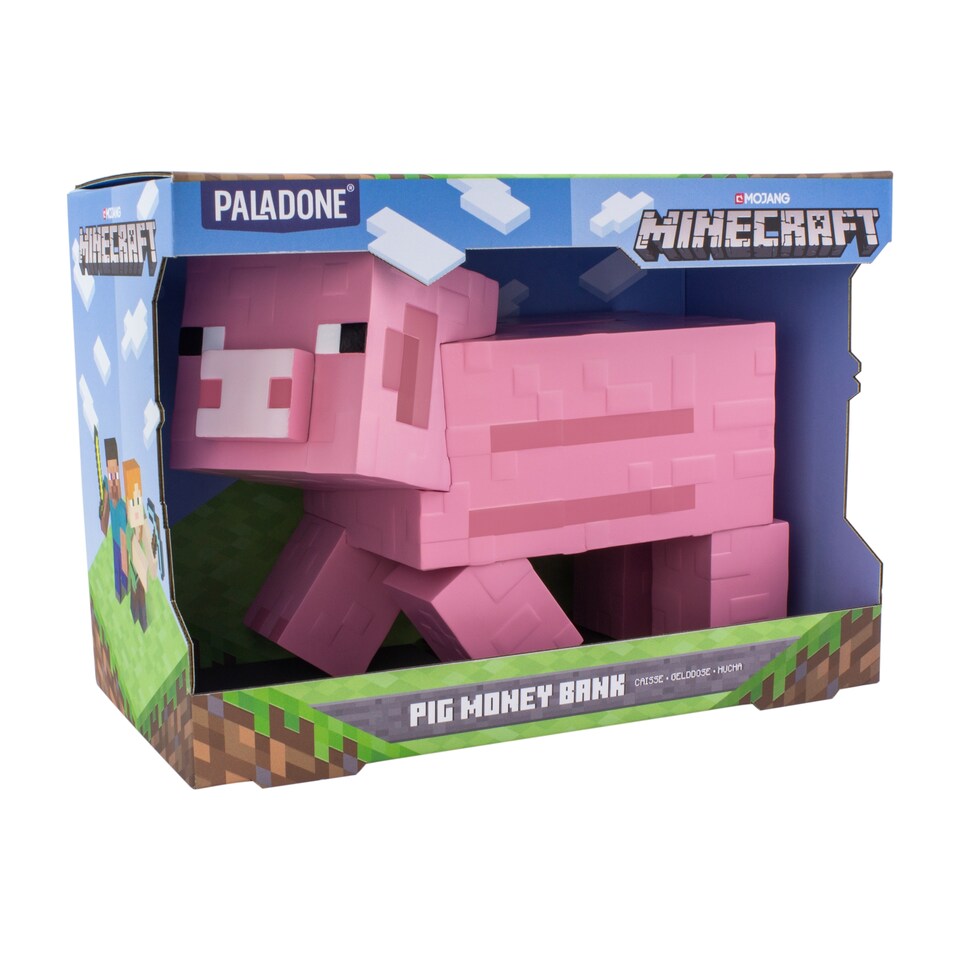 image 1 of Minecraft Pig Money Bank