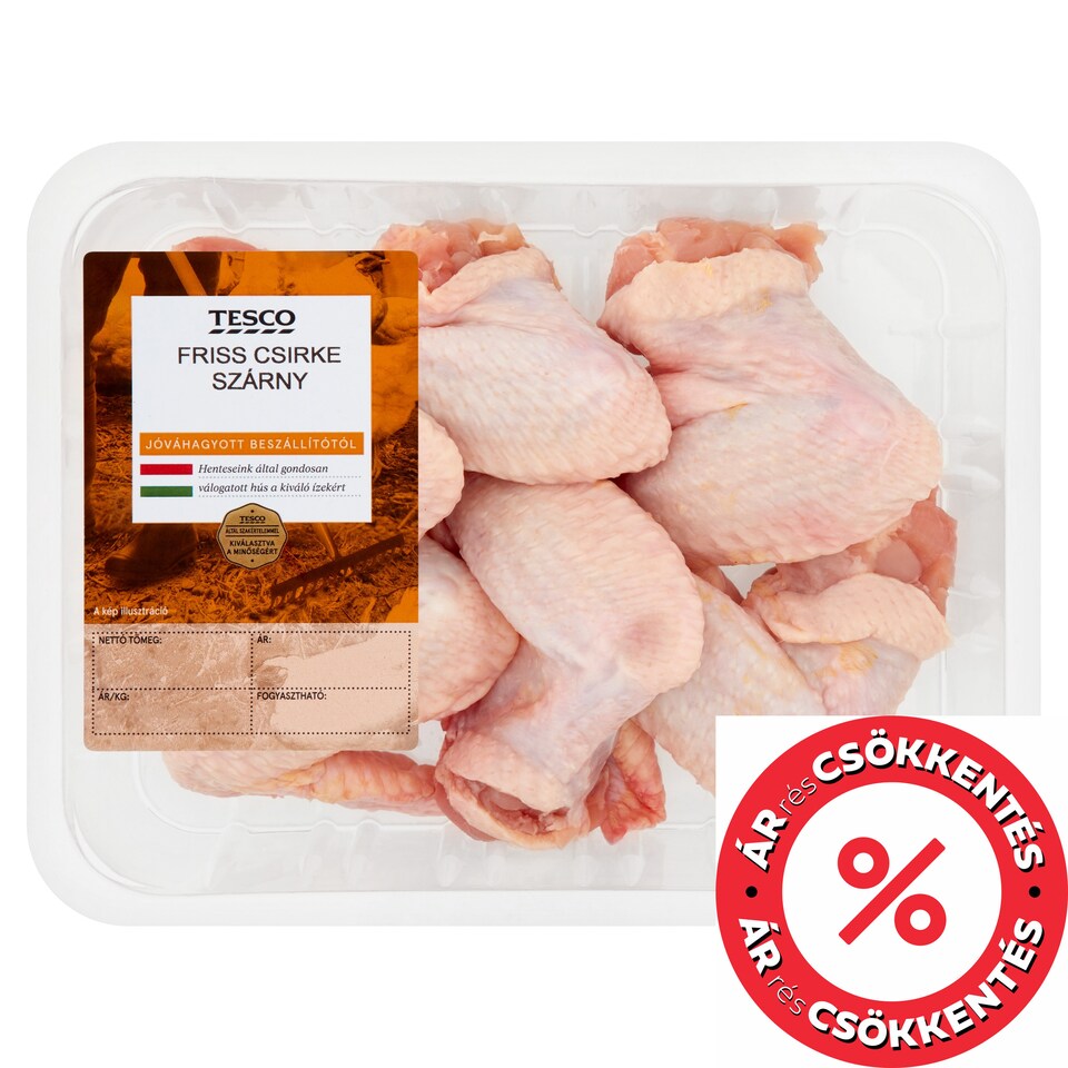 Tesco friss csirke szárny 600 g