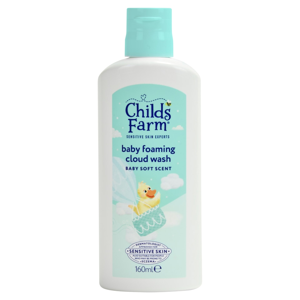 image 1 of Childs Farm Baby Foaming Cloud Wash, Baby Soft Scent 160ml