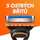 Obrázek 3 pro produkt Gillette Fusion5 Náhradní Holicí Hlavice Pro Muže, 8 Náhradních Holicích Hlavic