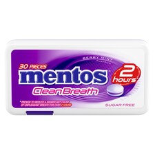 Mentos CleanBreath Berry funkčné cukríky 21 g