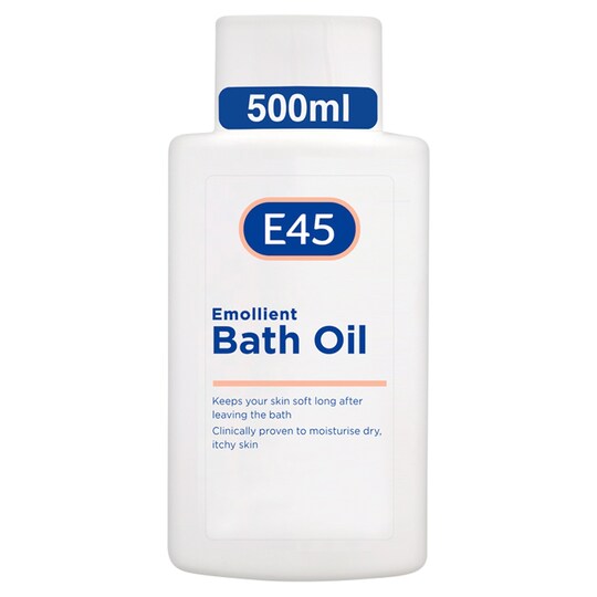 E45 Emollient Bath Oil 500Ml Tesco Groceries