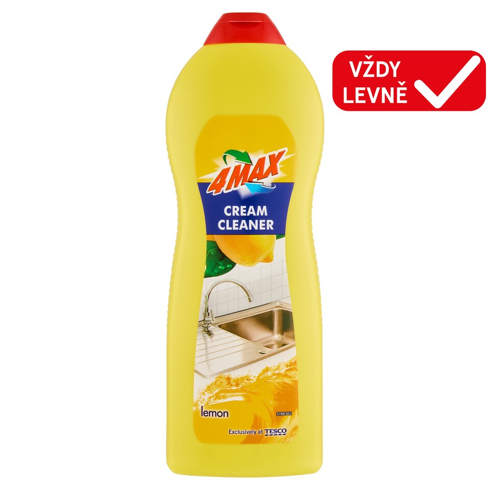 4MAX Lemon krémový čisticí prostředek 750ml