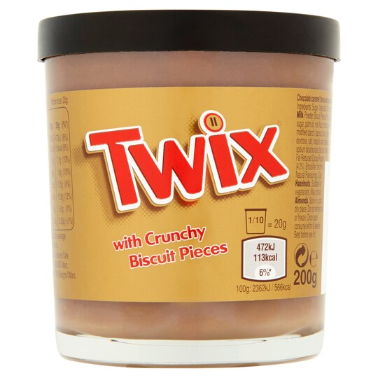 TWIX CHOCOLATE CARAMEL SPREAD 200G