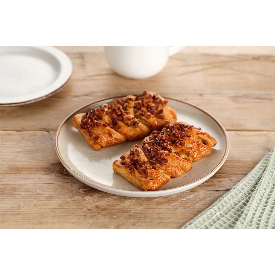 image 1 of Tesco Maple And Pecan Plait 2 Pack