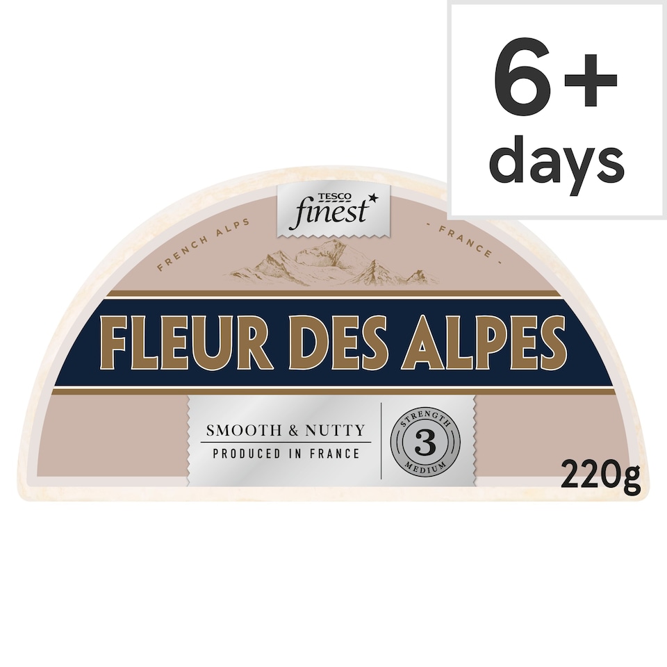Tesco Finest Fleur des Alpes Cheese 220g Tesco Groceries