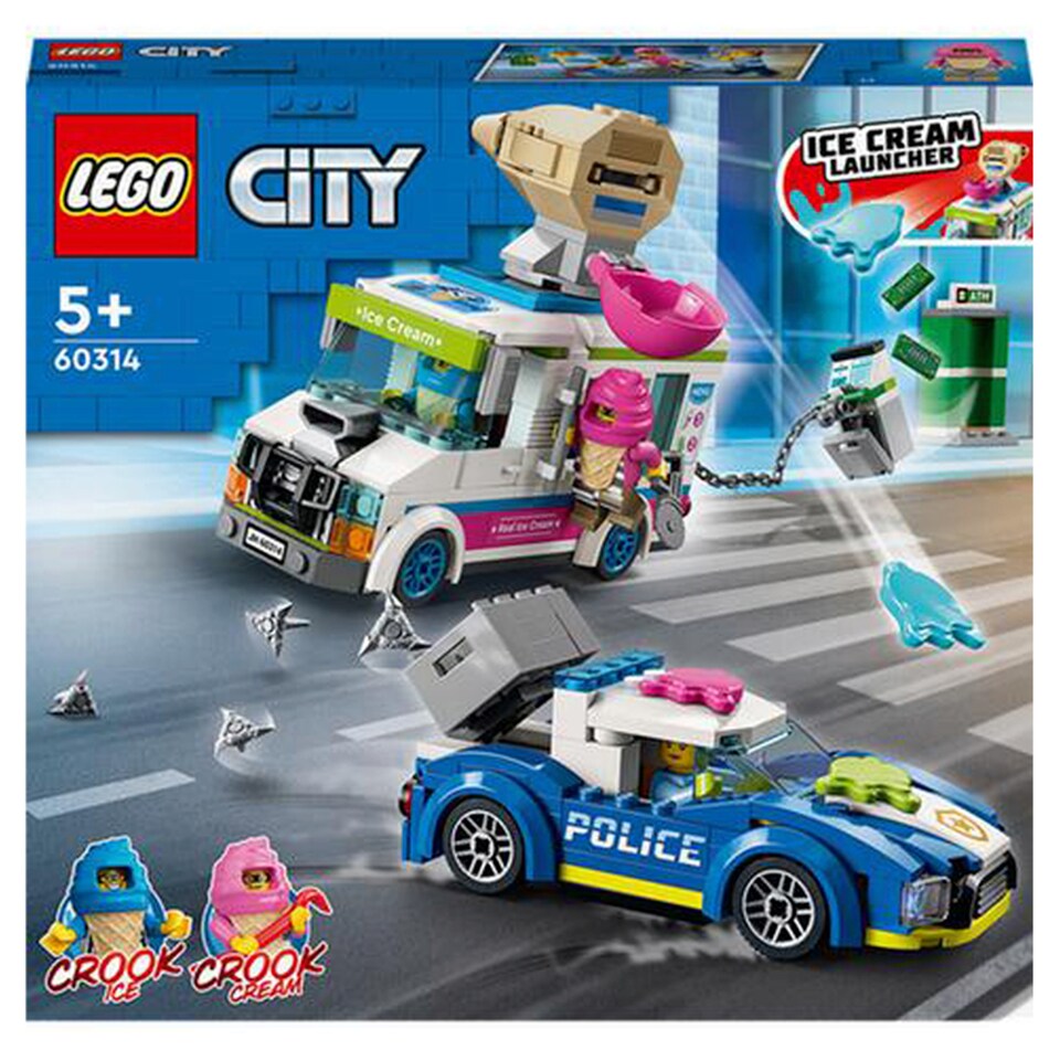 image 1 of LEGO City 60314 Ice Cream Truck Police Chase