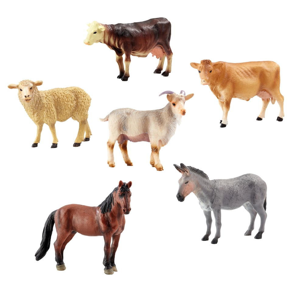 image 1 of Addo Awesome Animals Farm Figurines