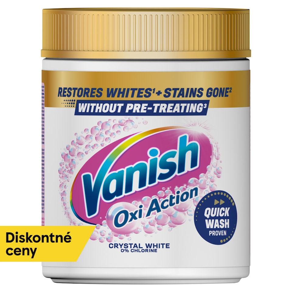 Vanish Oxi Action Prášok na bielenie a odstránenie škvŕn 470 g