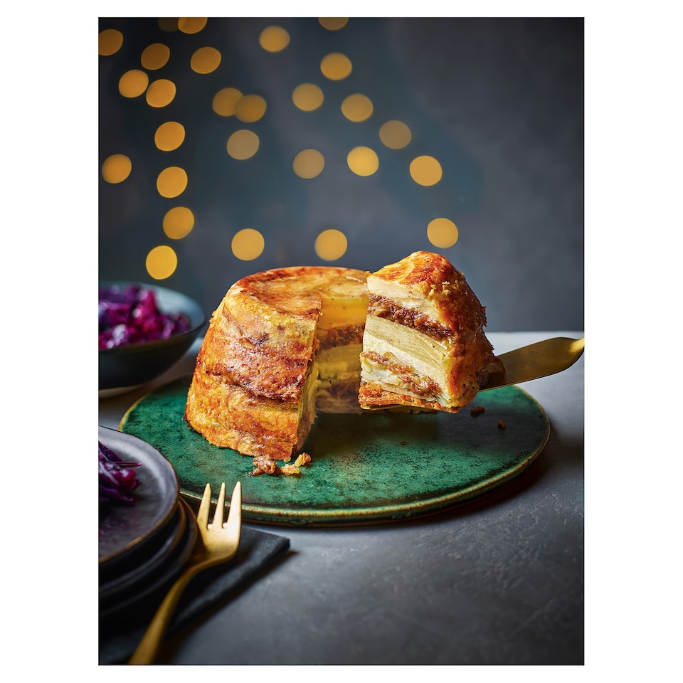 image 1 of 64. Tesco Finest Chef’s Collection Potato & Three Cheese Pavé with Caramelised Onions 620g (Serves 4)