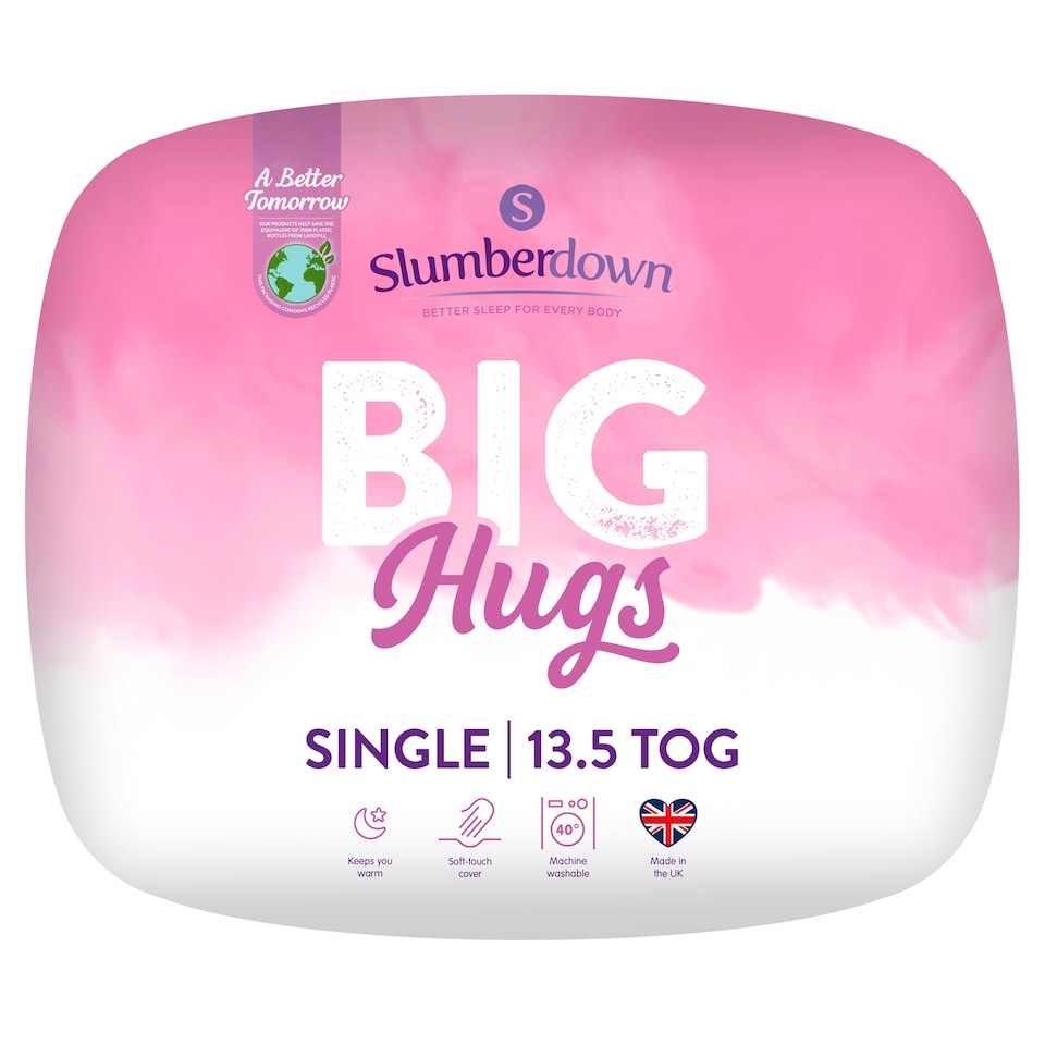 Slumberdown Big Hugs 13.5 Tog Duvet Single