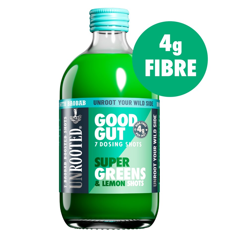 image 1 of UNROOTED Super Greens and Lemon Dosing Bottle 7x Shots 420ml