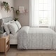 image 2 of Silentnight Supersoft Grey Geo Duvet Cover Set Single