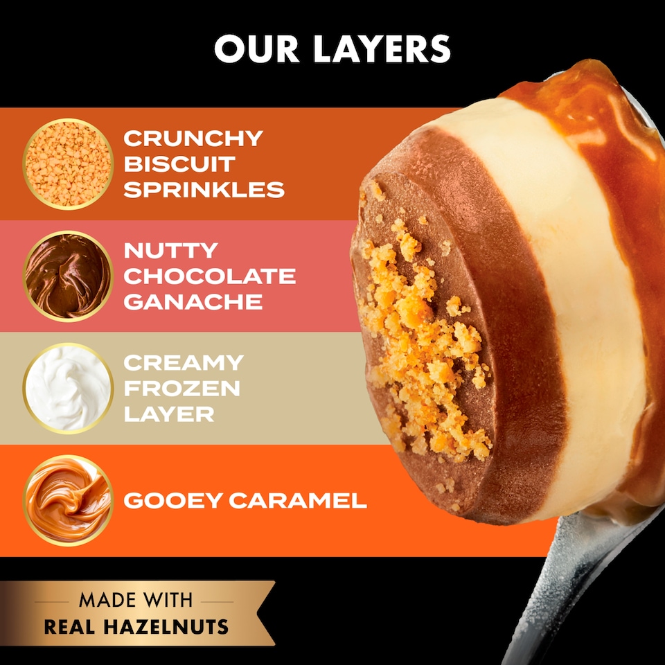 image 1 of Gu Chocolate & Hazelnut Frozen Dessert 2x80g