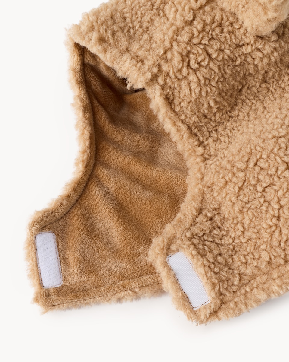 image 1 of F&F Baby Borg Bear Balaclava in Neutral