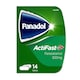image 1 of Panadol ActiFast 500mg Pain Relief Tablets - Paracetamol 14s