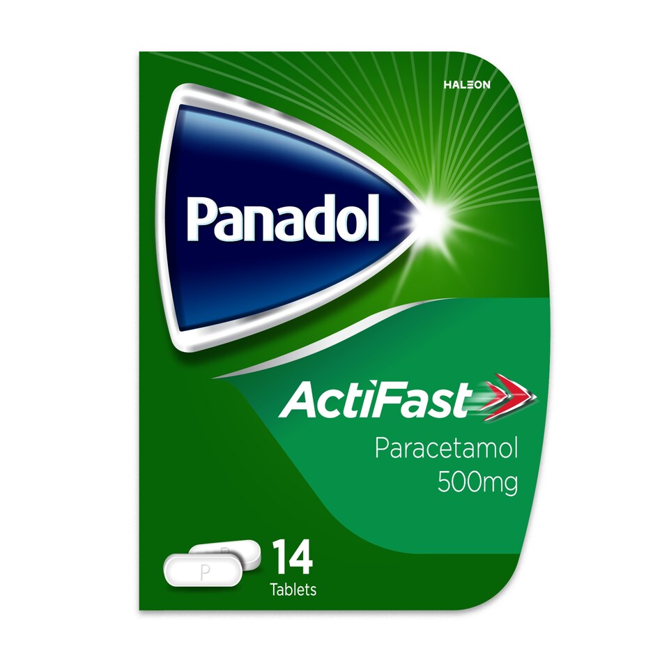 image 1 of Panadol ActiFast 500mg Pain Relief Tablets - Paracetamol 14s