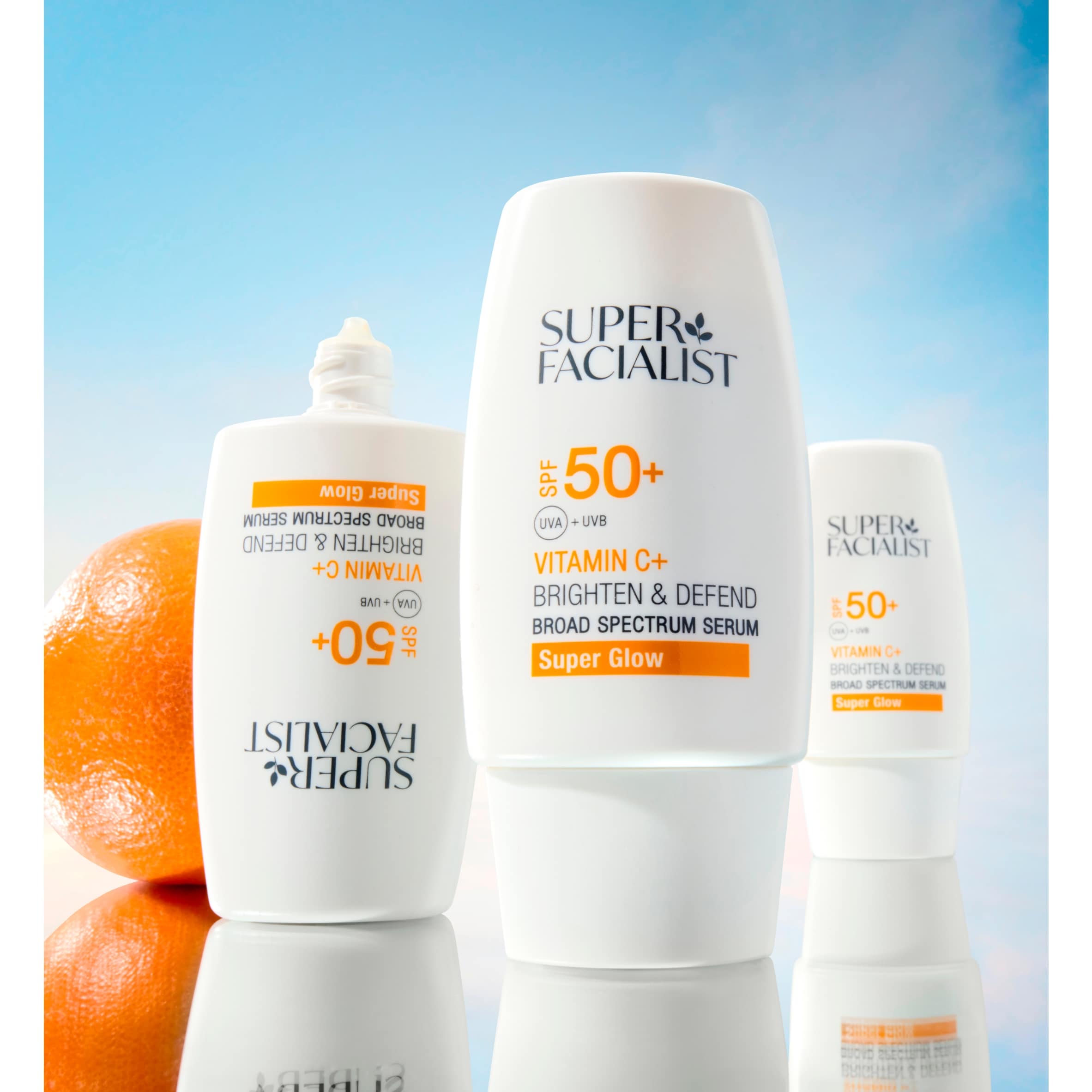 Super Facialist Vitamin C+ Brighten & Defend SPF50+ Broad Spectrum