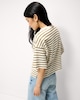 image 3 of F&F Cotton Rich Cropped T-Shirt in Multi Green