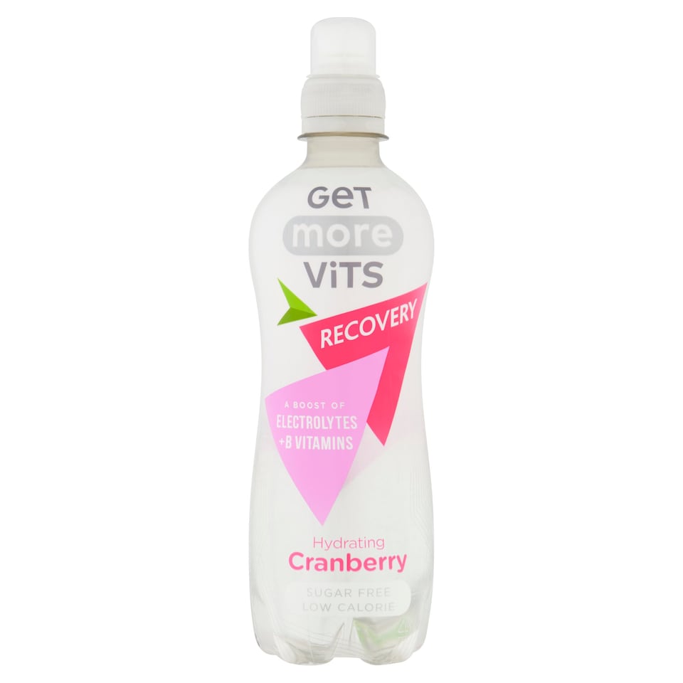 Get More Vitamins Recovery Still Water Cranberry Drink 500ml