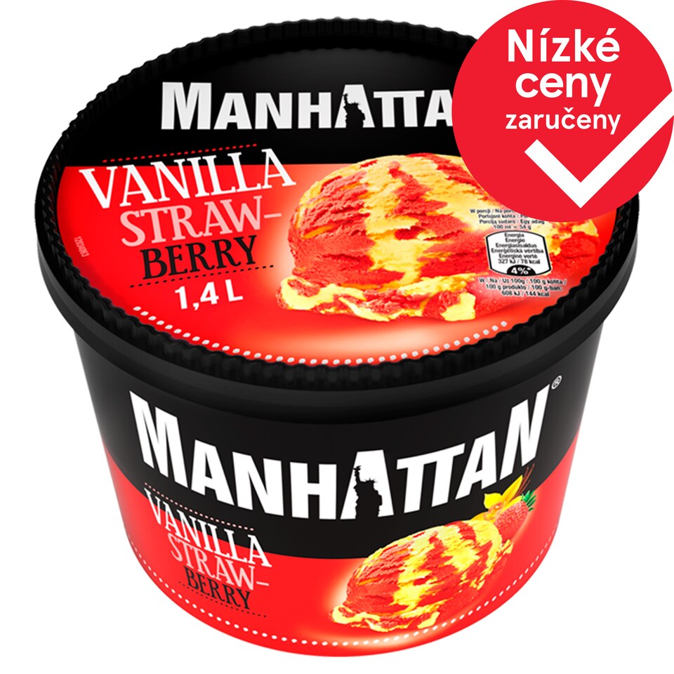 Manhattan Vanilla Strawberry 1400ml