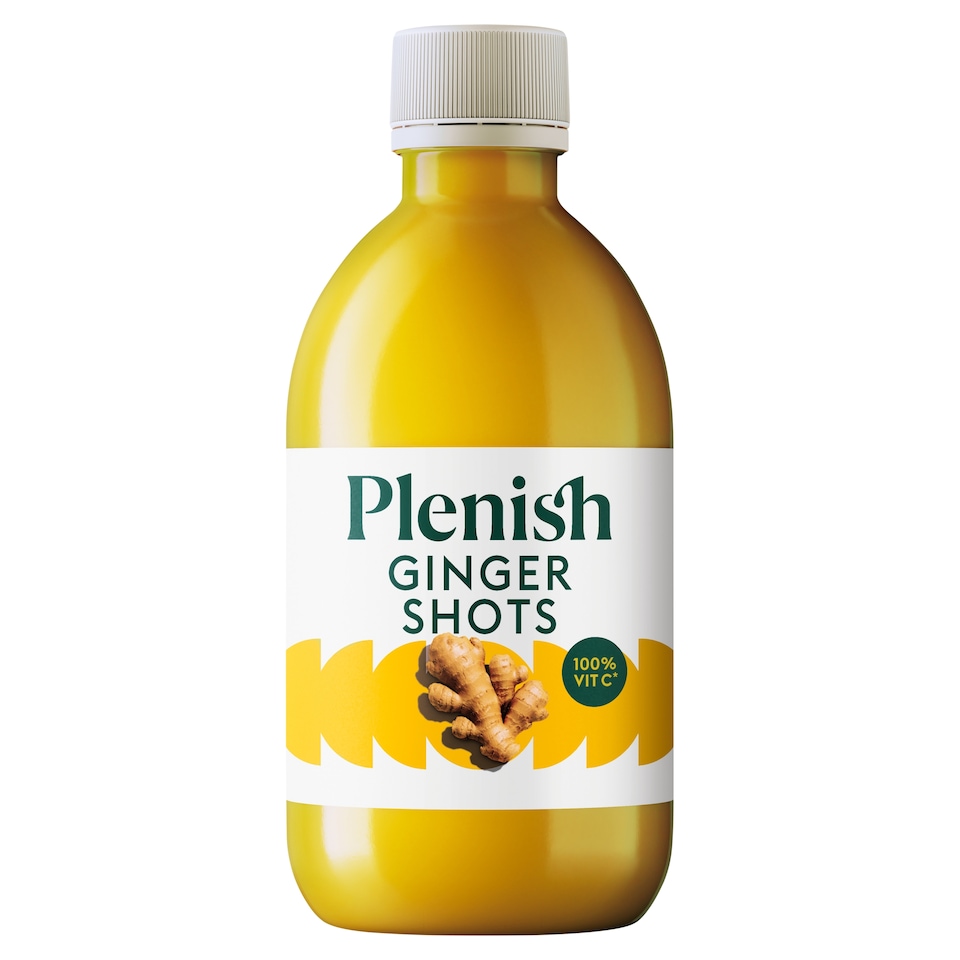 Plenish Ginger Immunity 5 x Daily Shots 300ml