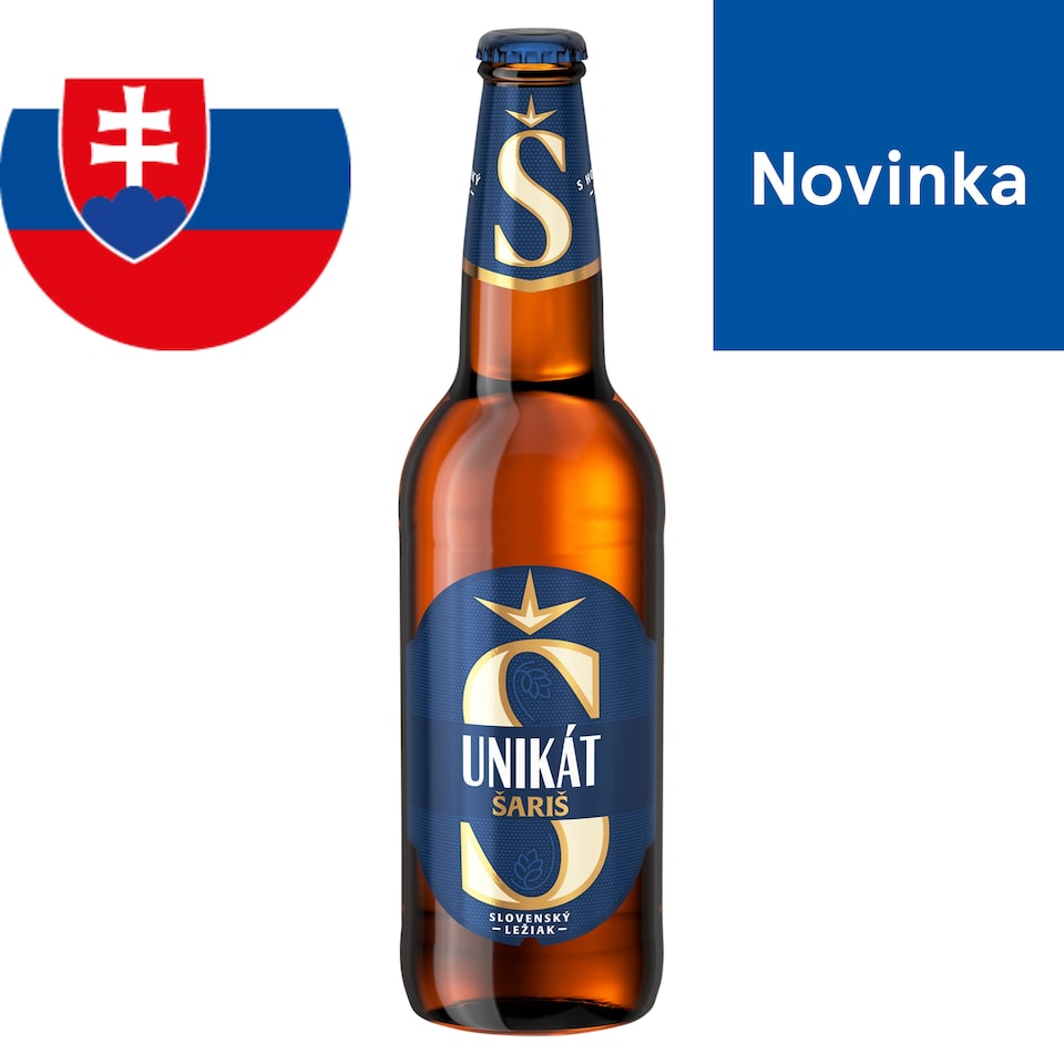 Šariš Unikát Slovak Lager 500 ml