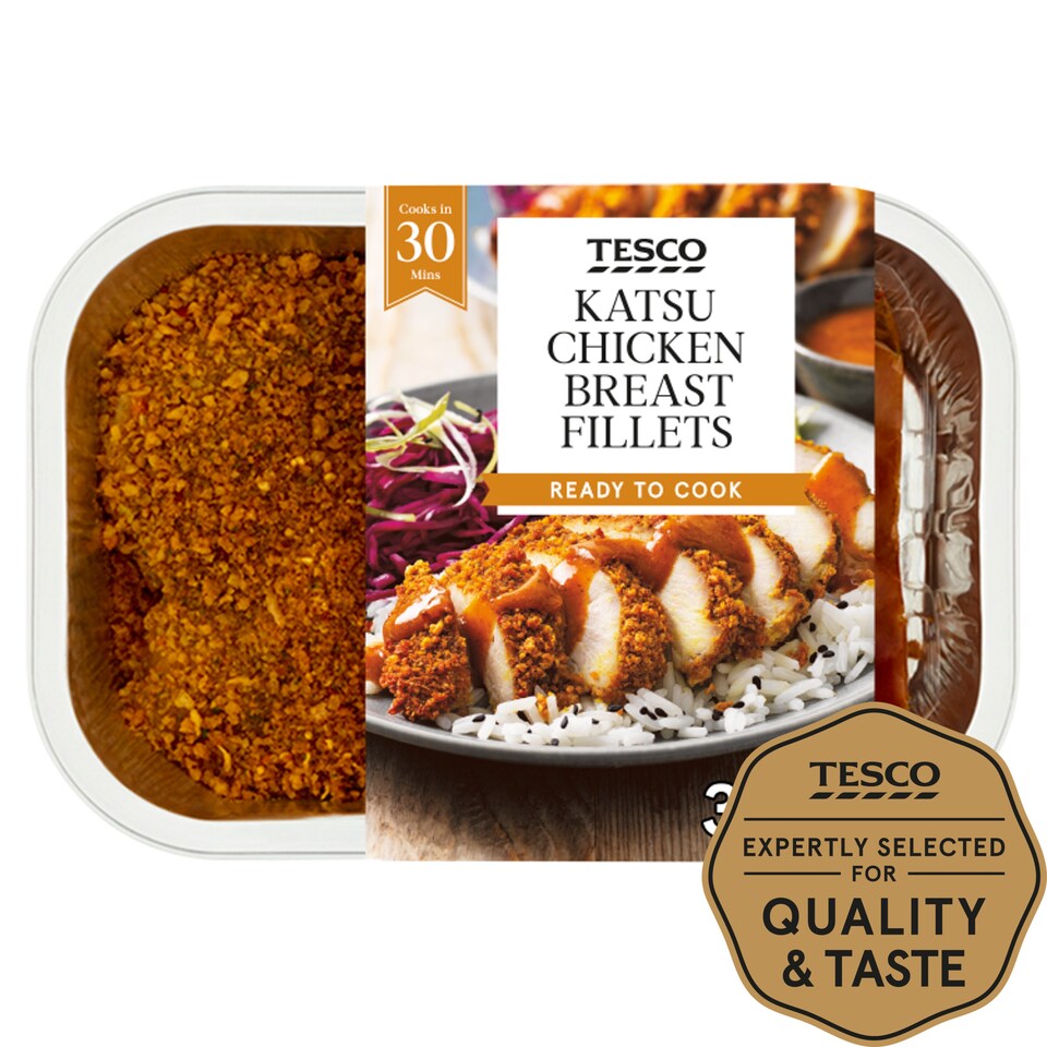 Tesco Katsu Chicken Breast Fillets 380G