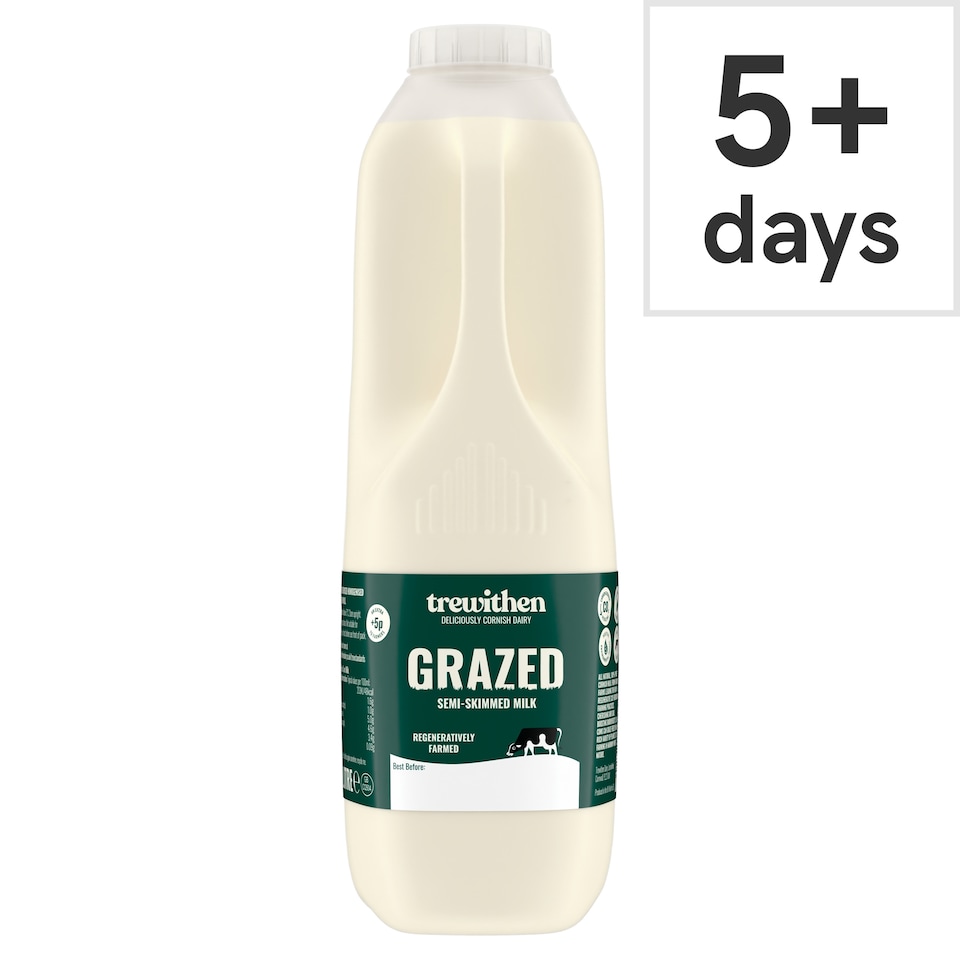 Trewithen Dairy Regen Milk 1L Semi Skimmed