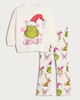 image 4 of The Grinch Cotton Rich Sweatshirt and Leggings  in Cream