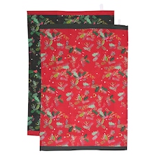 Tesco 12 days Tea Towel 2 Pack