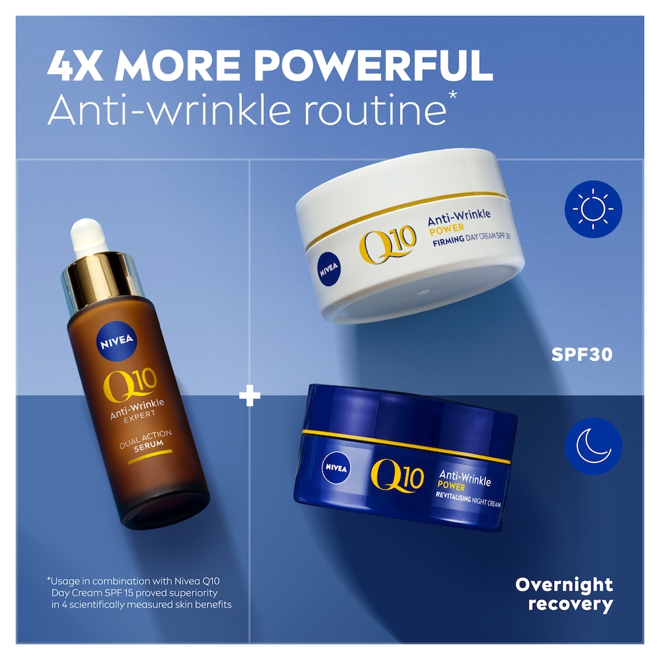 image 1 of NIVEA Q10 Anti Wrinkle Expert Dual Action Serum 30ml