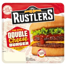 Rustlers The Epic Double Cheeseburger 145g