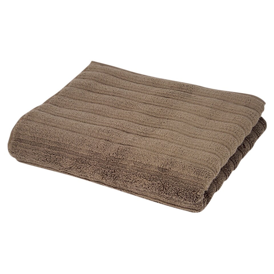 F&F Home Dark Mole Ribbed kéztörlő 50 cm x 90 cm