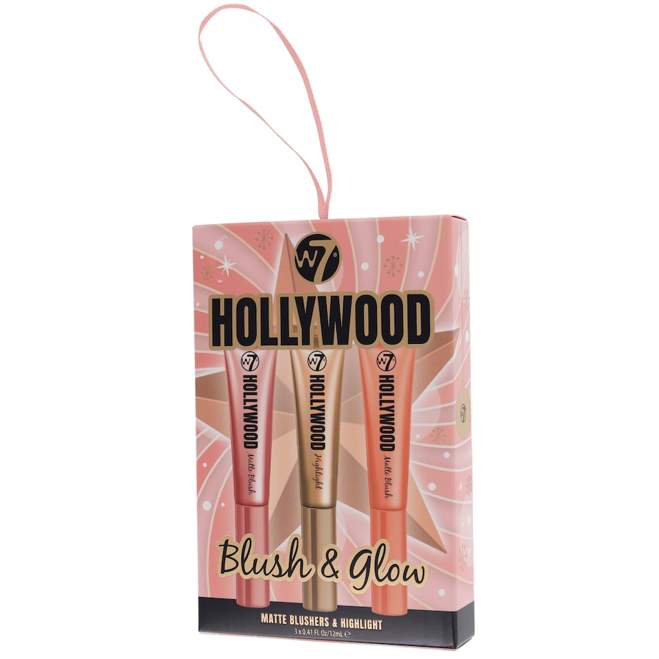 image 1 of W7 Hollywood Blush and Glow Gift Set