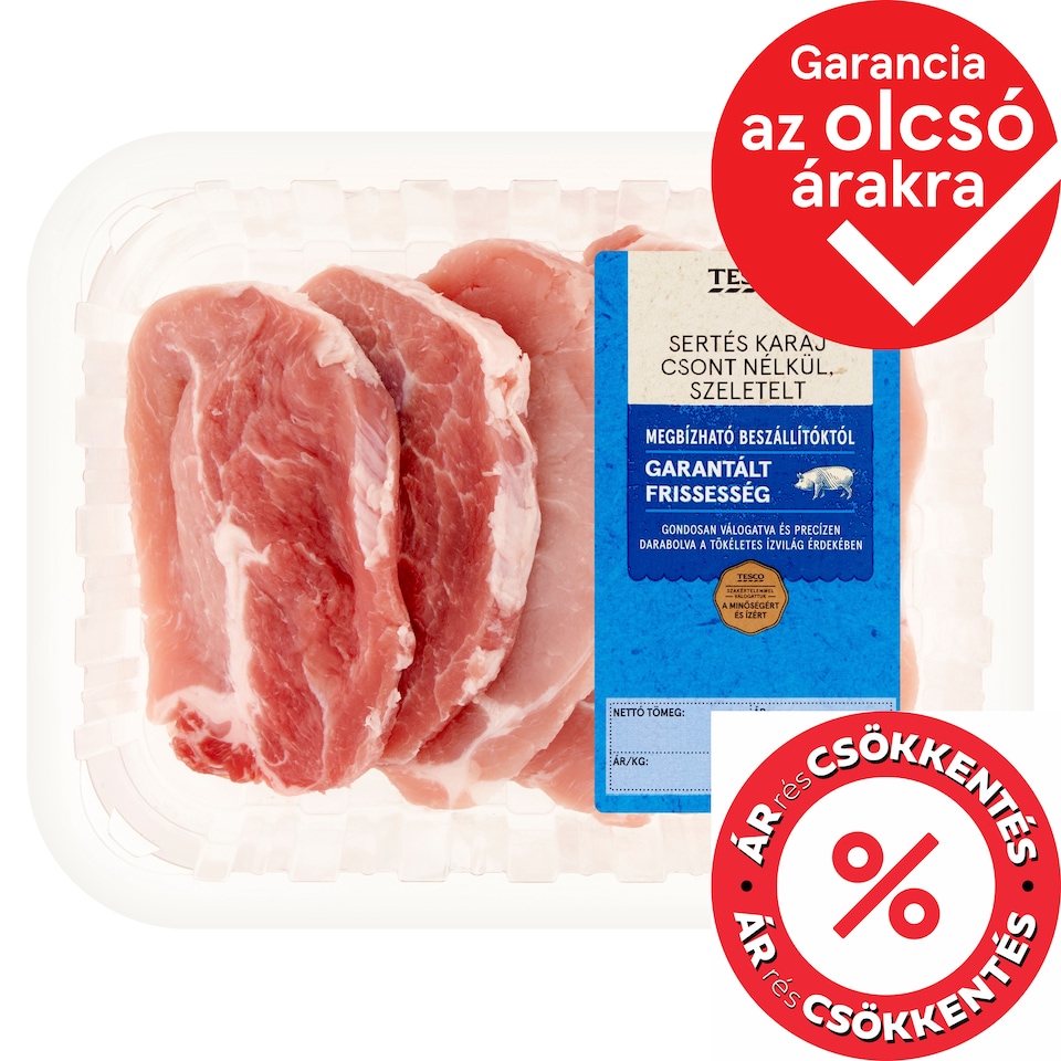 Tesco Sliced Boneless Pork Chop 400 g