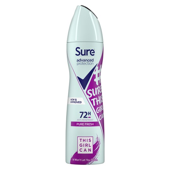 Sure For Women Pure Fresh Antiperspirant Deodorant Aerosol 200Ml