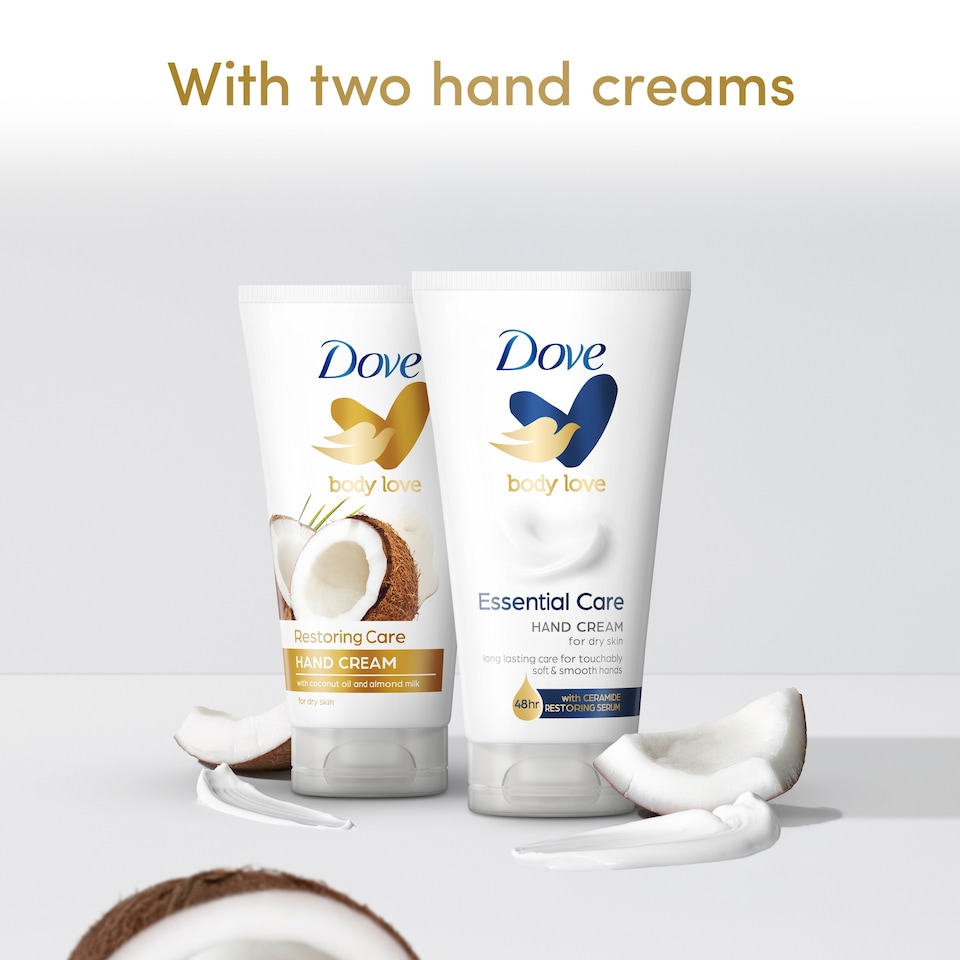 image 1 of Dove Restore & Care Hand Cream Collection Set