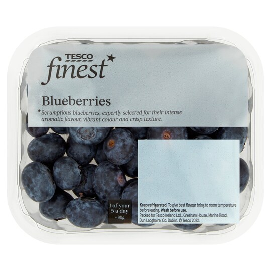 Tesco Finest Blueberries 150G Tesco Groceries
