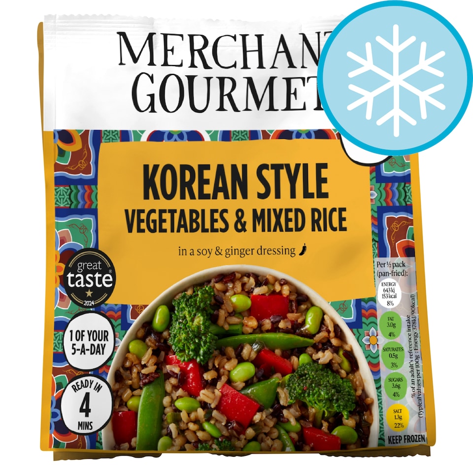 image 1 of Merchant Gourmet Korean -Style Vegetable & Mixed Grains 400G